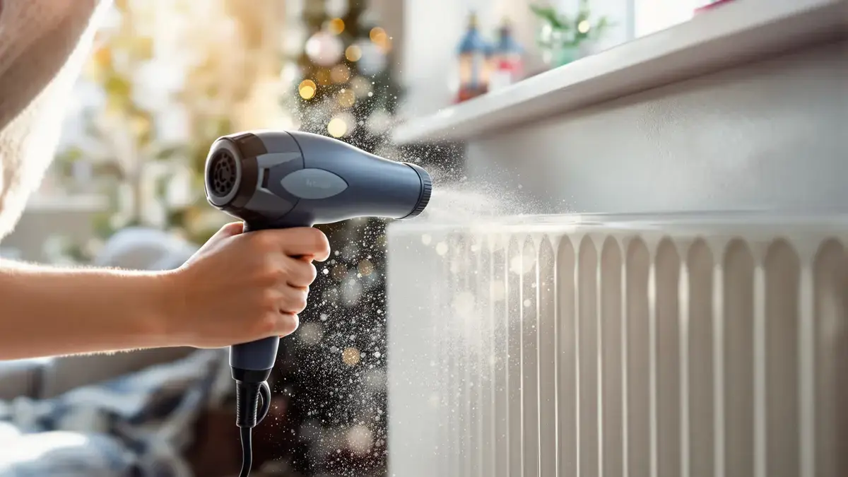 Hoe een simpele haardroger je radiator kan transformeren tot een effectieve warmtebron